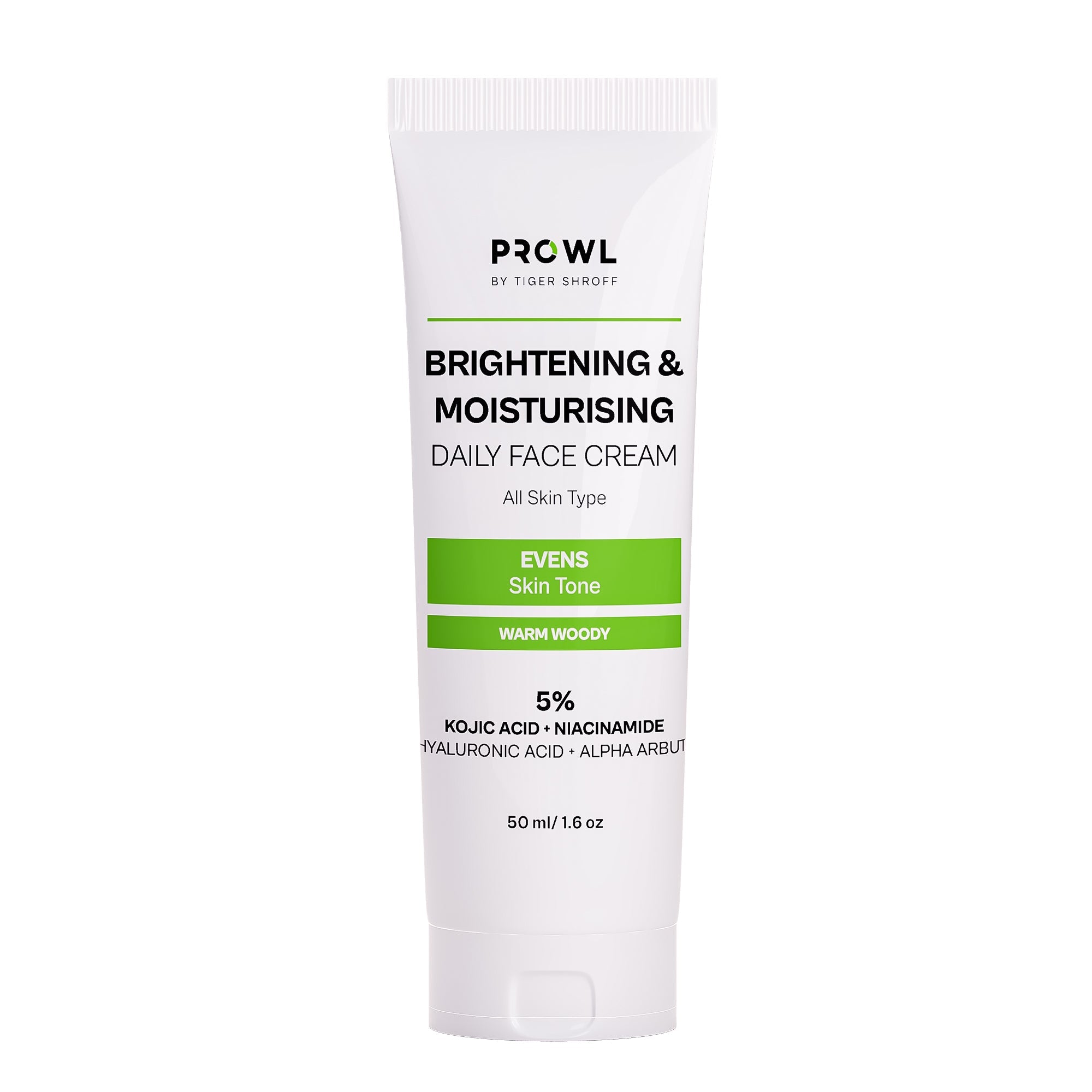 PROWL Brightening & Moisturising Daily Face Cream - All Skin Type - 50ml - Pack of 1