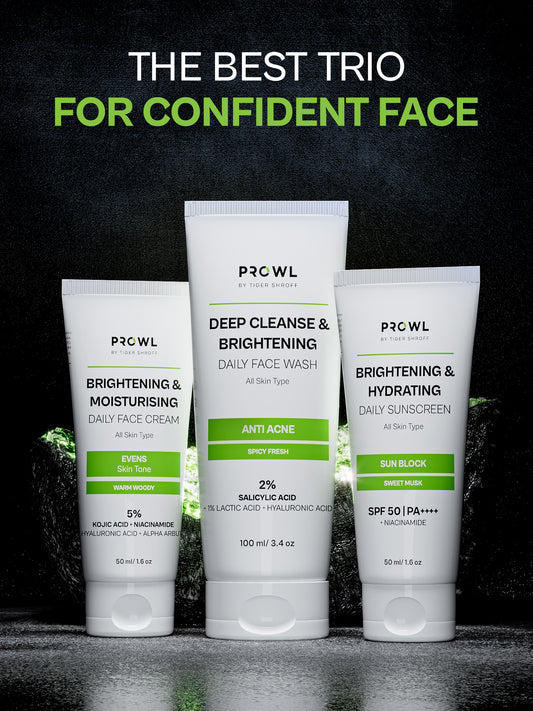 PROWL Facecare Daily Kit - All Skin Type - Gift set - Pack of 1