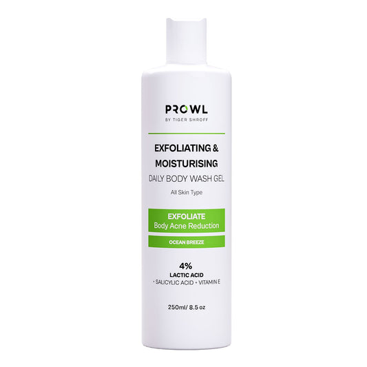 PROWL Exfoliating & Moisturising Daily Body Wash Gel - All Skin Type - 250ml - Pack of 1