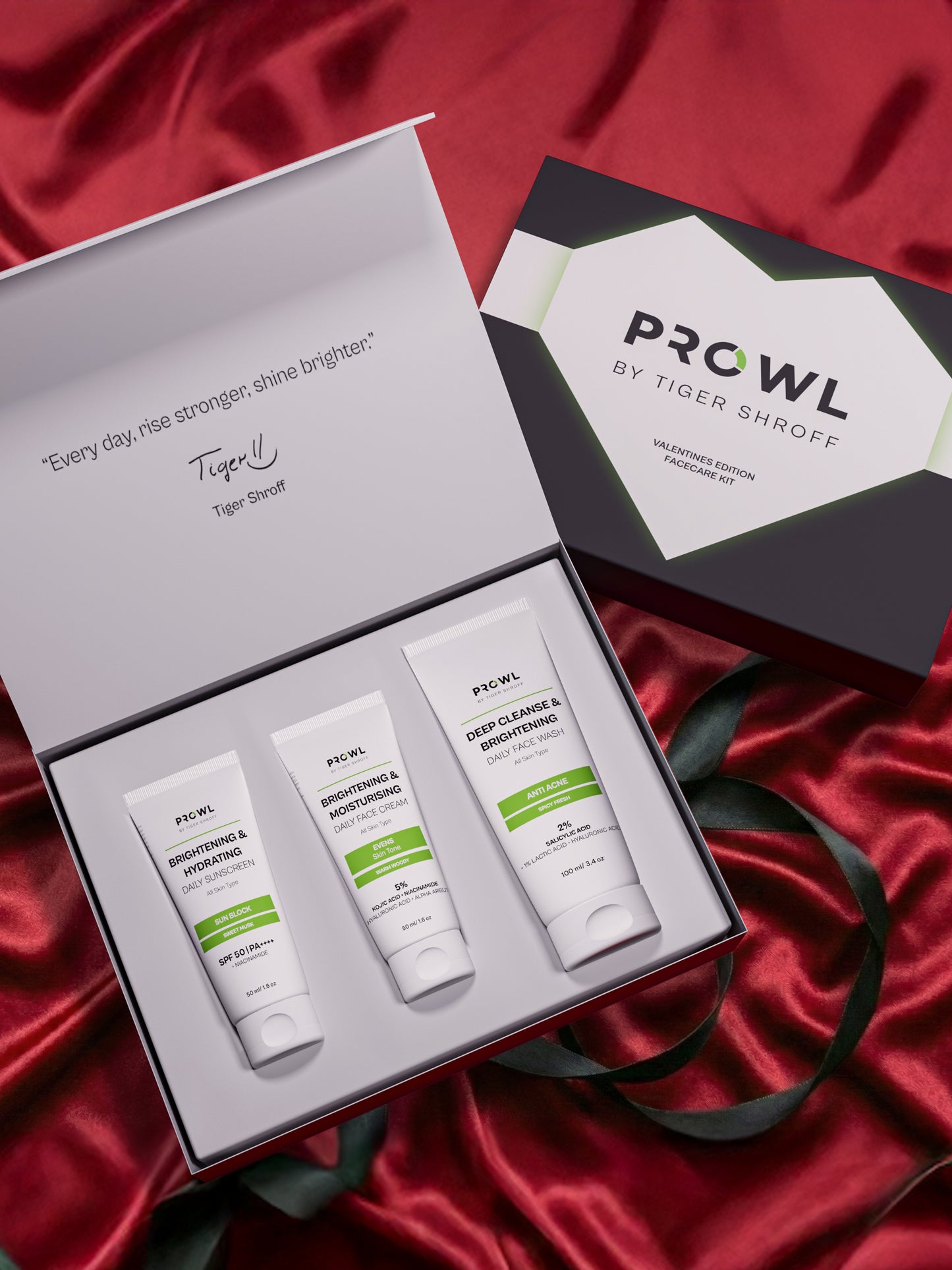 PROWL Facecare Daily Kit - All Skin Type - Valentine's Day Gift set - Pack of 1