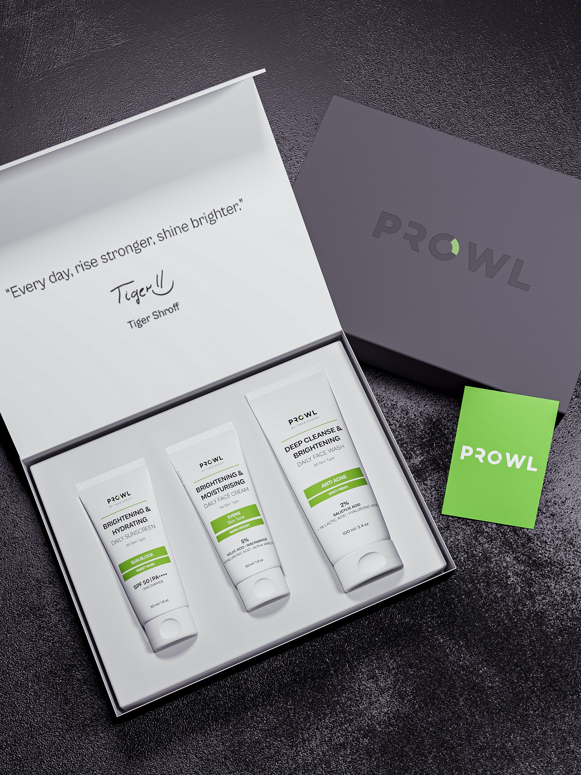 PROWL Facecare Daily Kit - All Skin Type - Gift set - Pack of 1