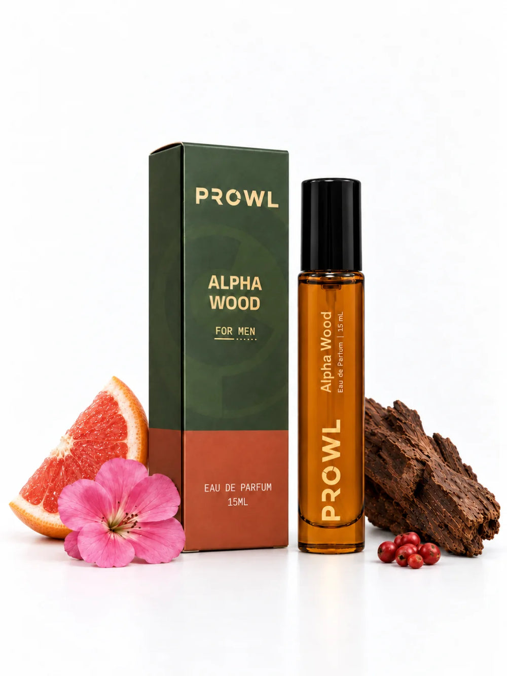 Alpha Wood Pocket Perfume for Men