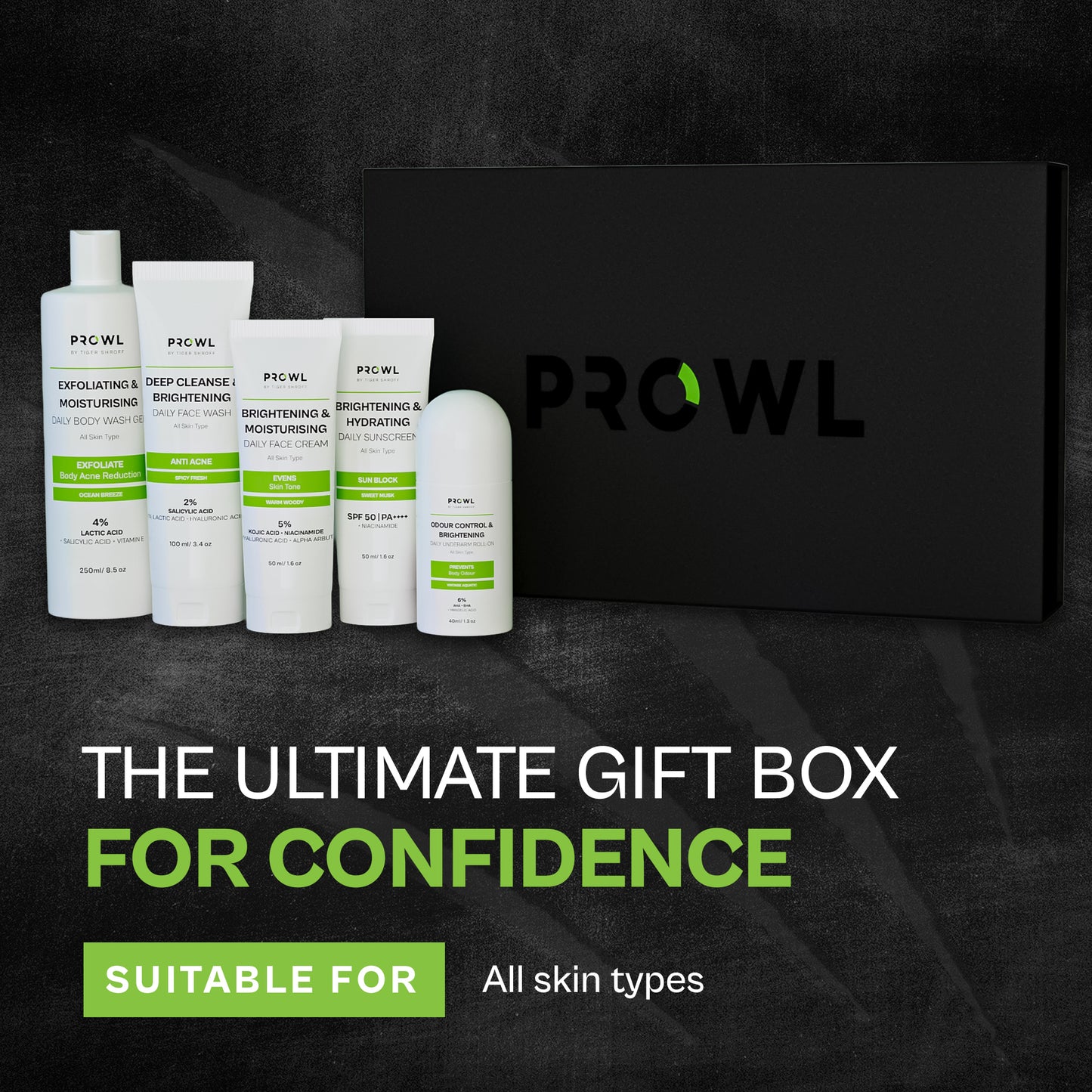 PROWL Essentials Daily Kit - All Skin Type - Gift set - Pack of 1