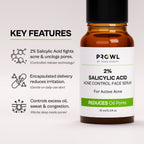 PROWL 2% Salicylic Acid Acne Control Daily Face Serum - All Skin Type - 10ml - Pack of 1