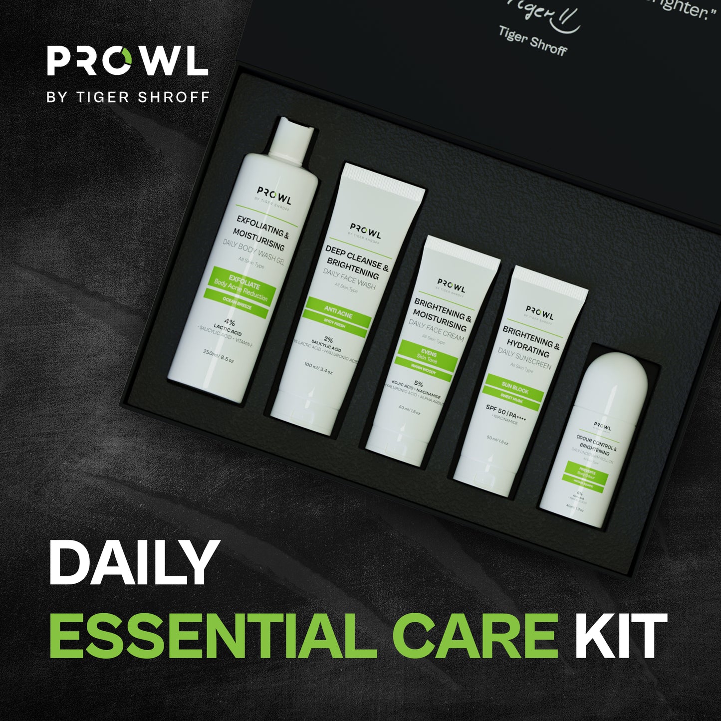 PROWL Essentials Daily Kit - All Skin Type - Gift set - Pack of 1