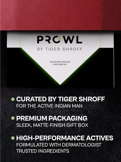 PROWL Facecare Daily Kit - All Skin Type - Valentine's Day Gift set - Pack of 1